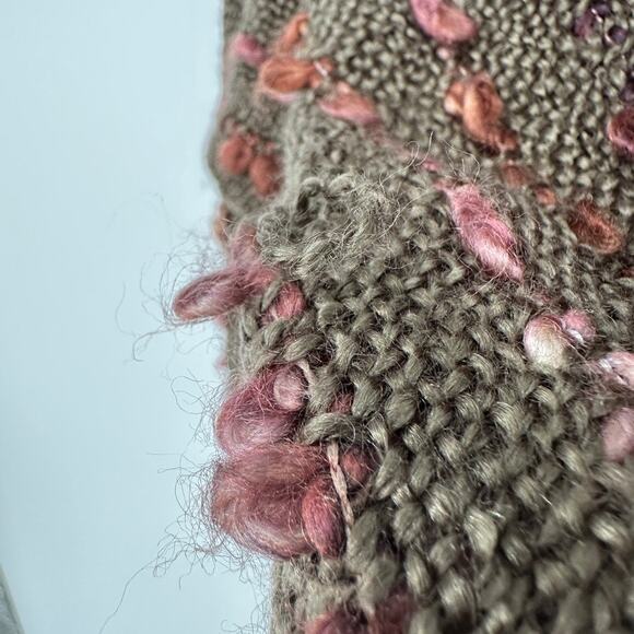 Rising Tide Shawl Poncho Womens ONE SIZE Bohemian Knit Lightweight Oversized - Picture 12 of 16